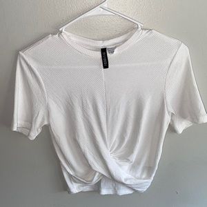 Croptop White Cute from H&M